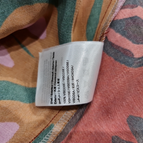 FARM RIO ANTHROPOLOGIE WRAP DRESS PETITE SIZE XS NWT - Picture 8 of 8